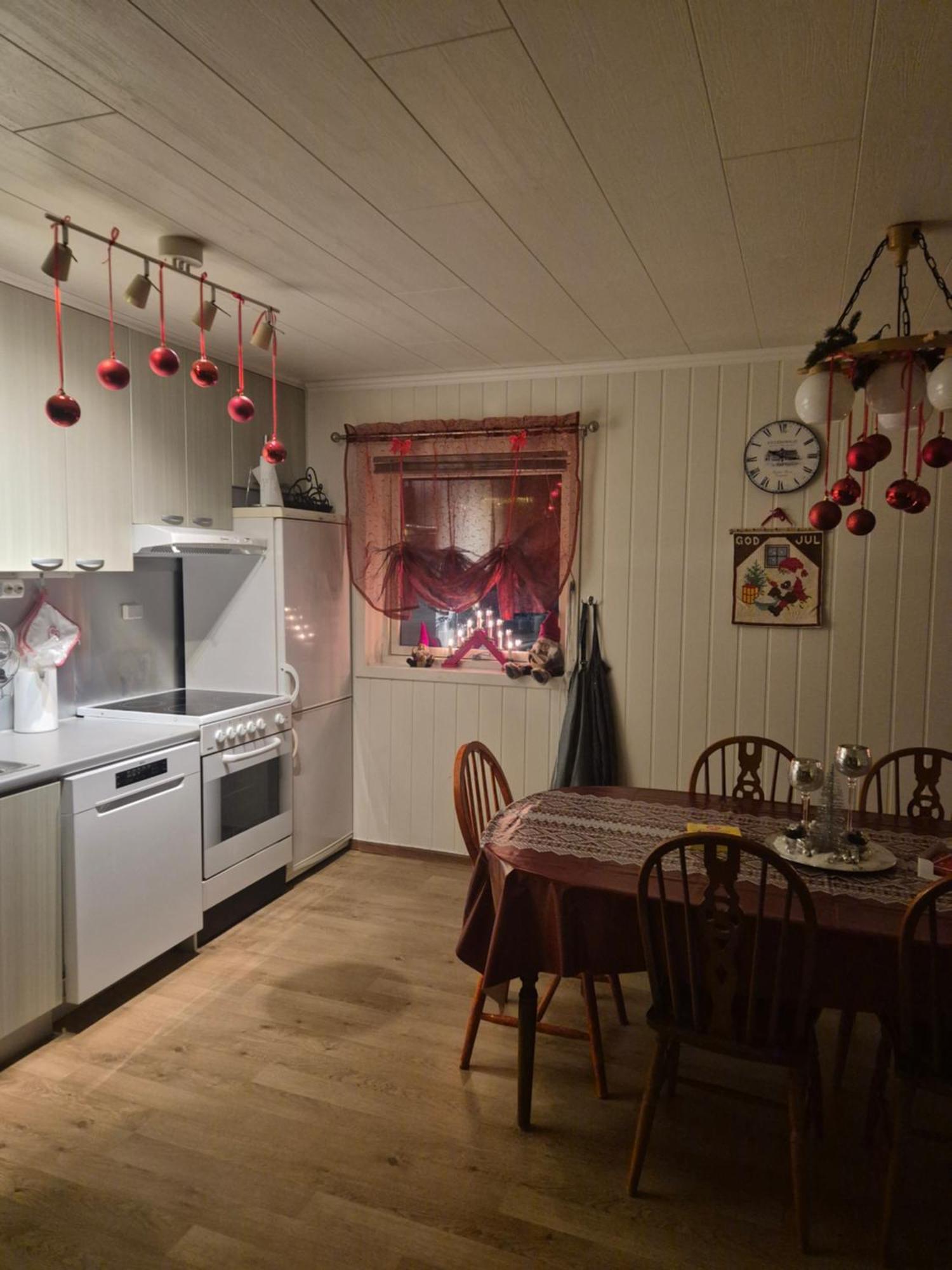 Utsikten Feriehus I Bakkeby Buitenkant foto